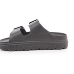 BLACK PU LADIES SANDALS