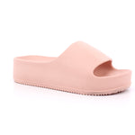 NUDE PU LADIES SANDALS