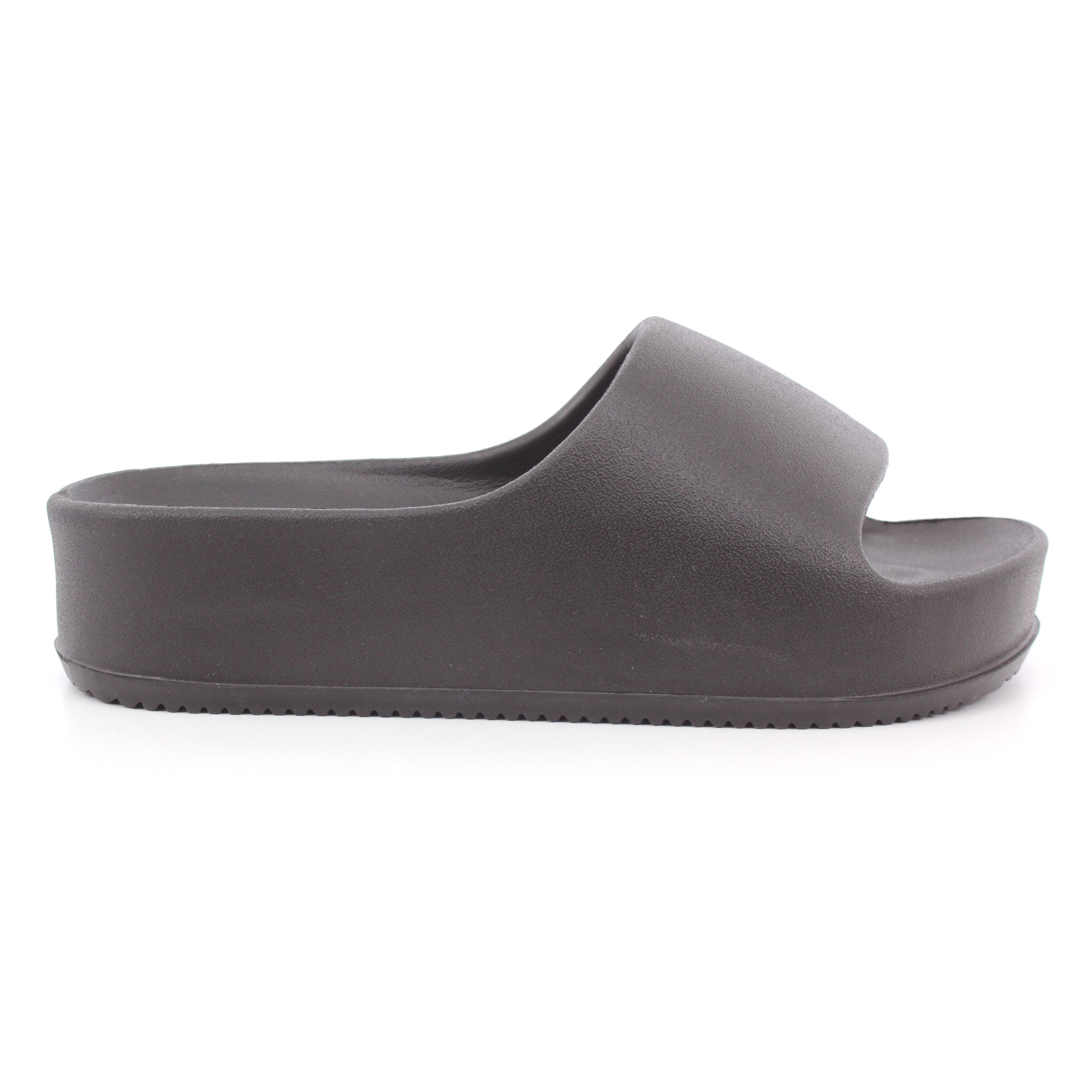 BLACK PU LADIES SANDALS