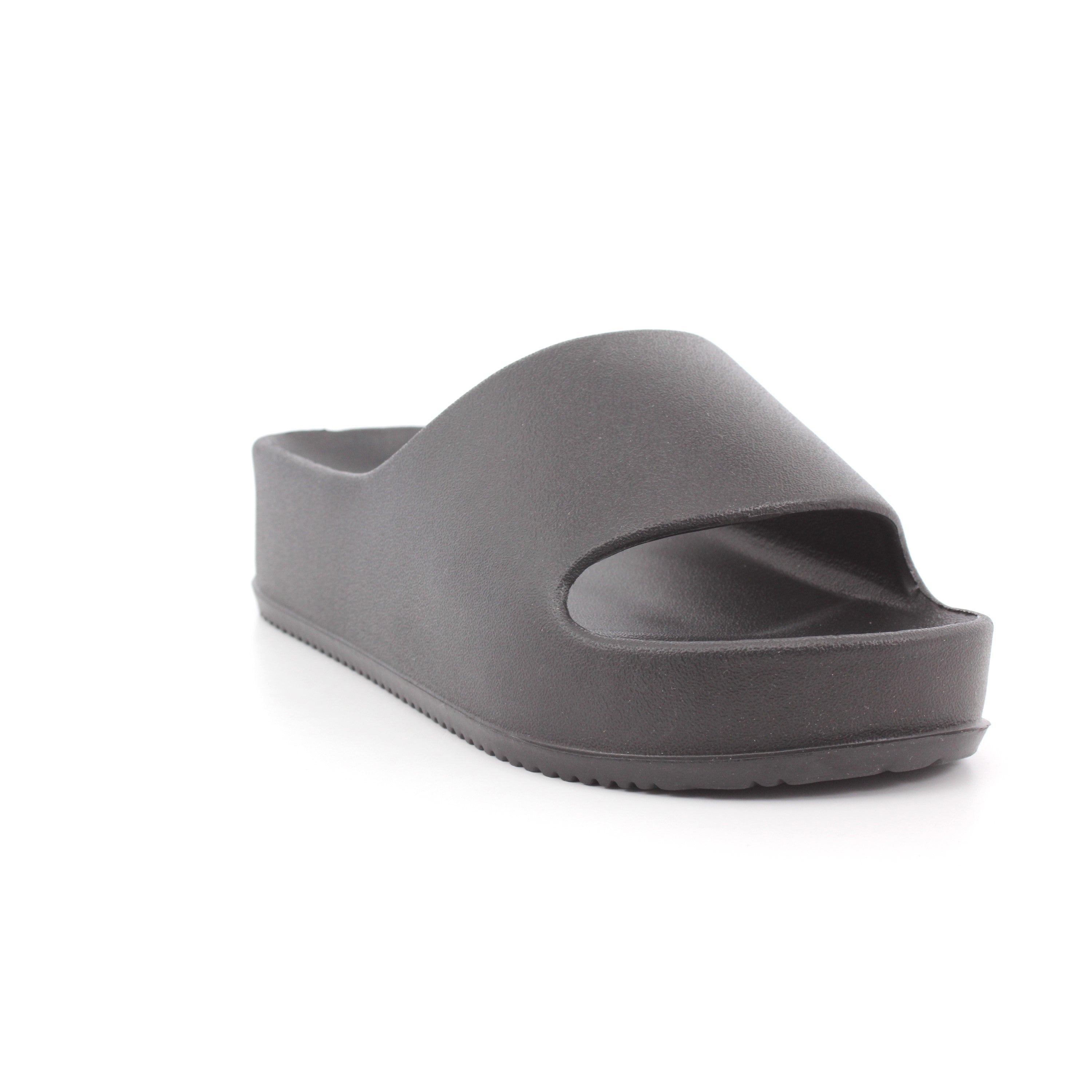 BLACK PU LADIES SANDALS