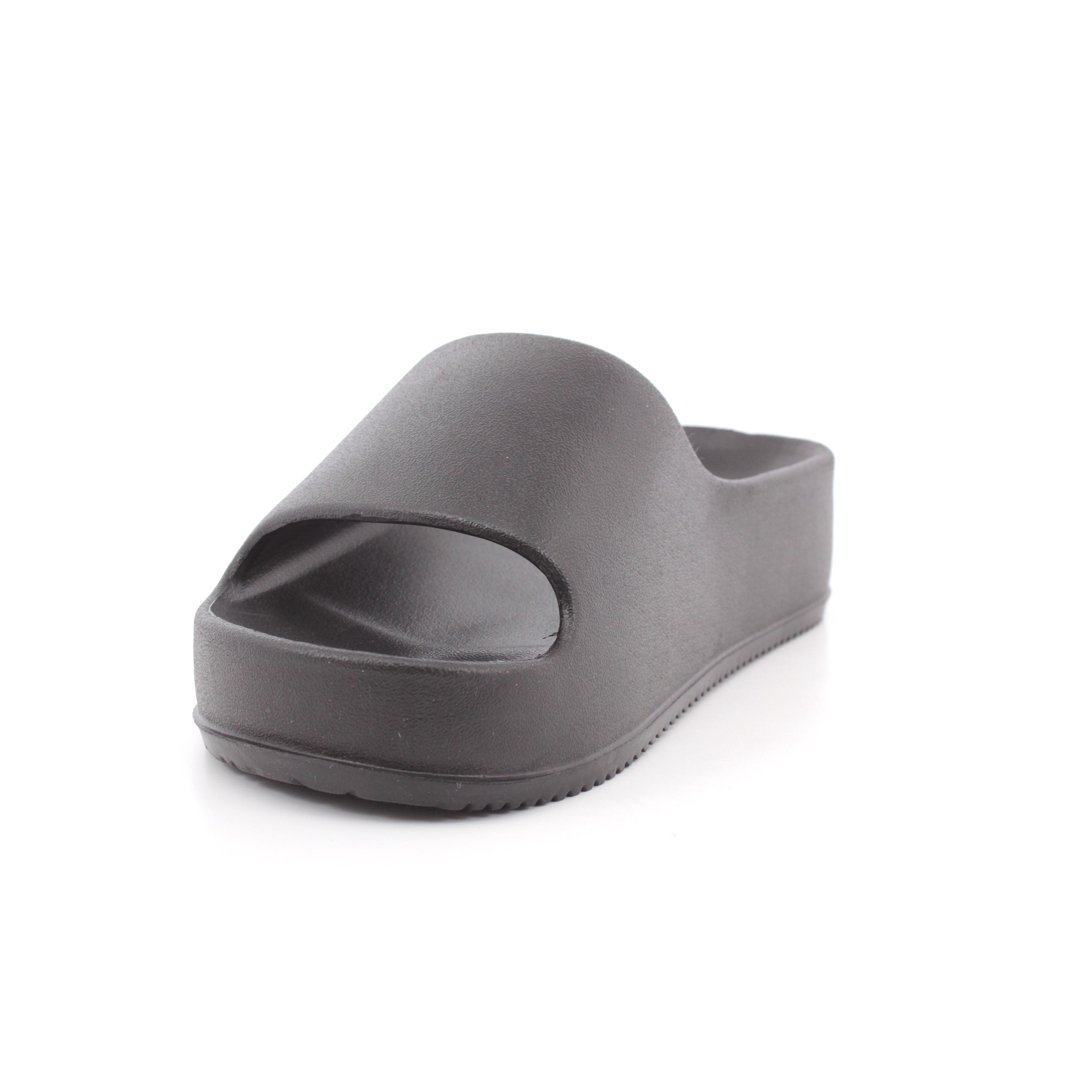 BLACK PU LADIES SANDALS