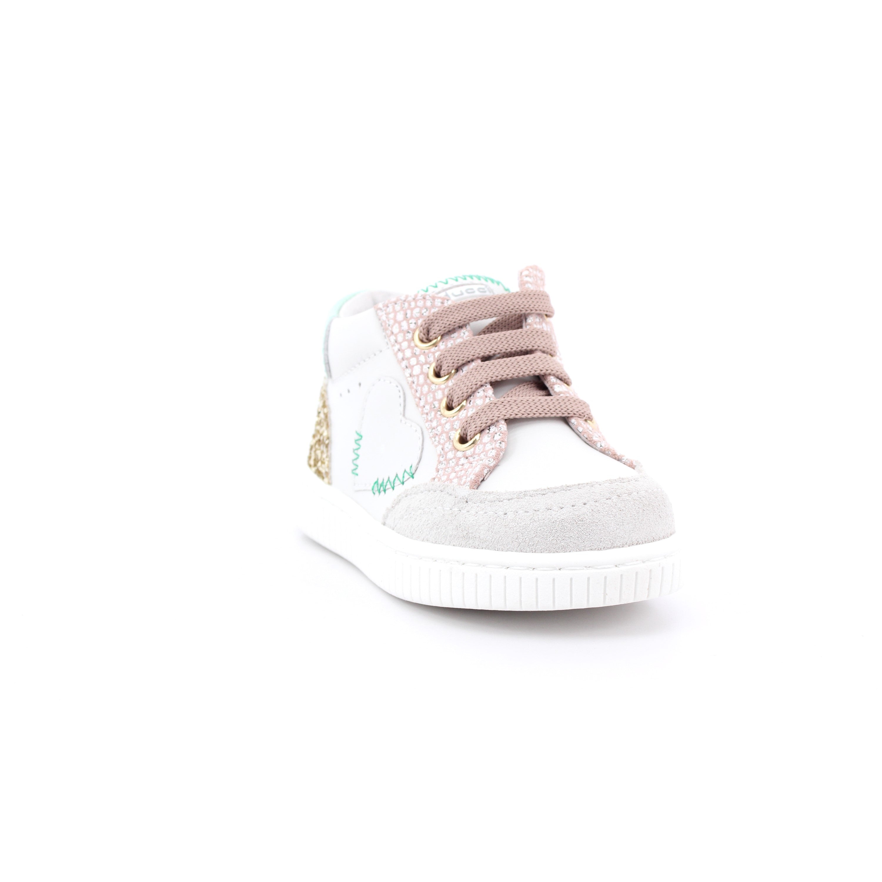 SCARPA SOLUTION BIANCO/ROSA/ORO