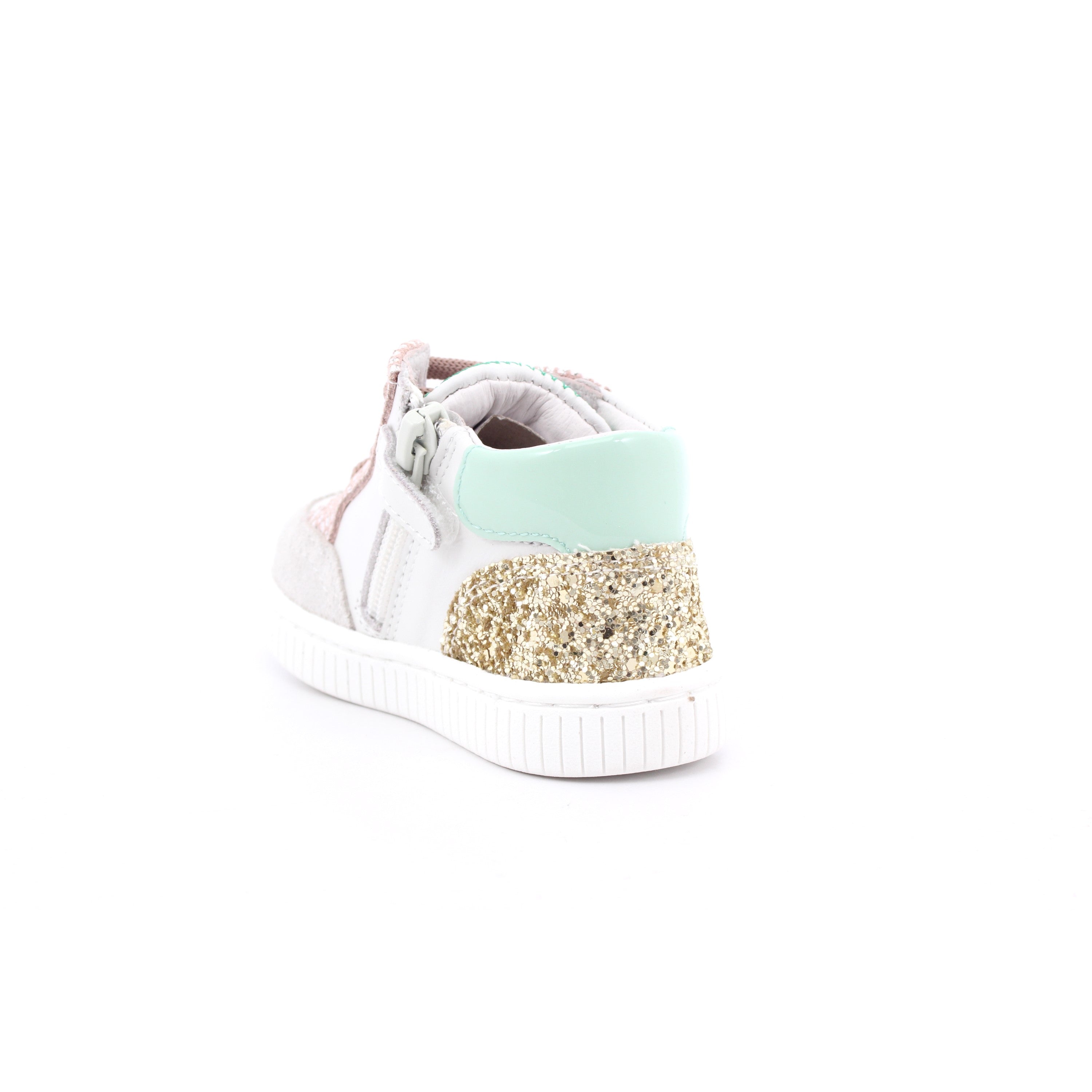 SCARPA SOLUTION BIANCO/ROSA/ORO