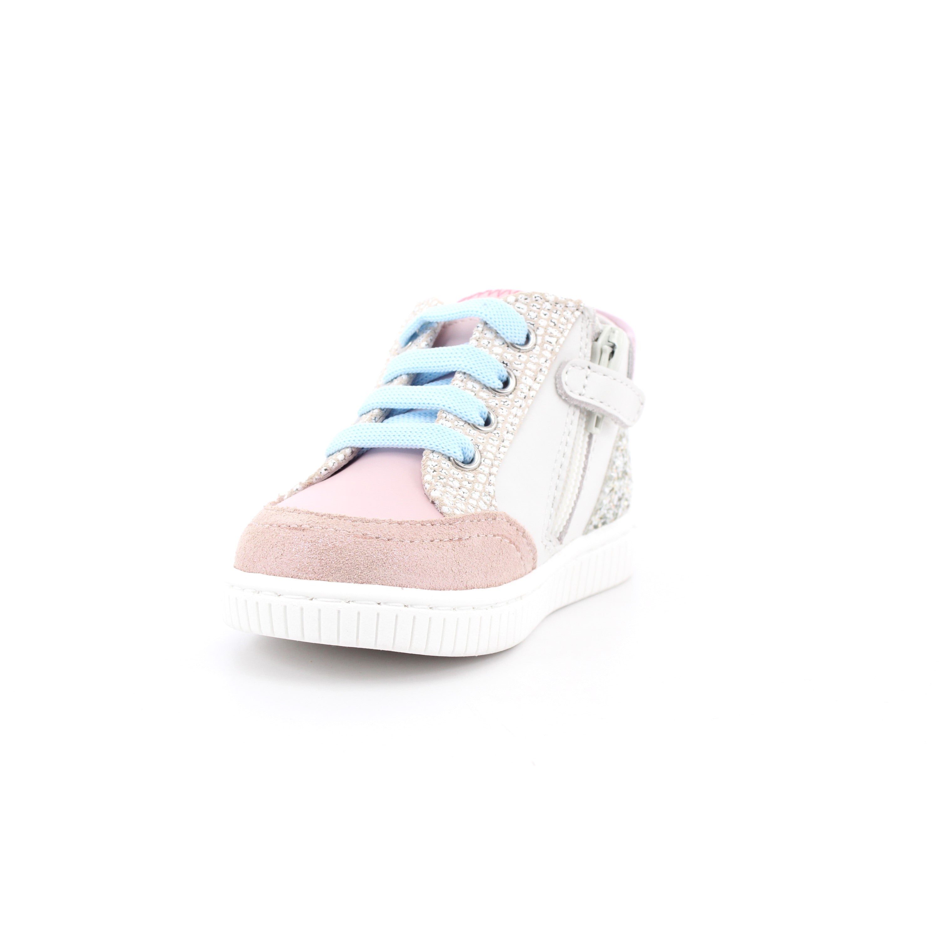 SCARPA SOLUTION BIANCO/ARGENTO/ROSA