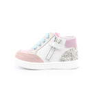 SCARPA SOLUTION BIANCO/ARGENTO/ROSA