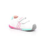 ZAPATO SPORT REJILLA BLANCO Y FUCSIA