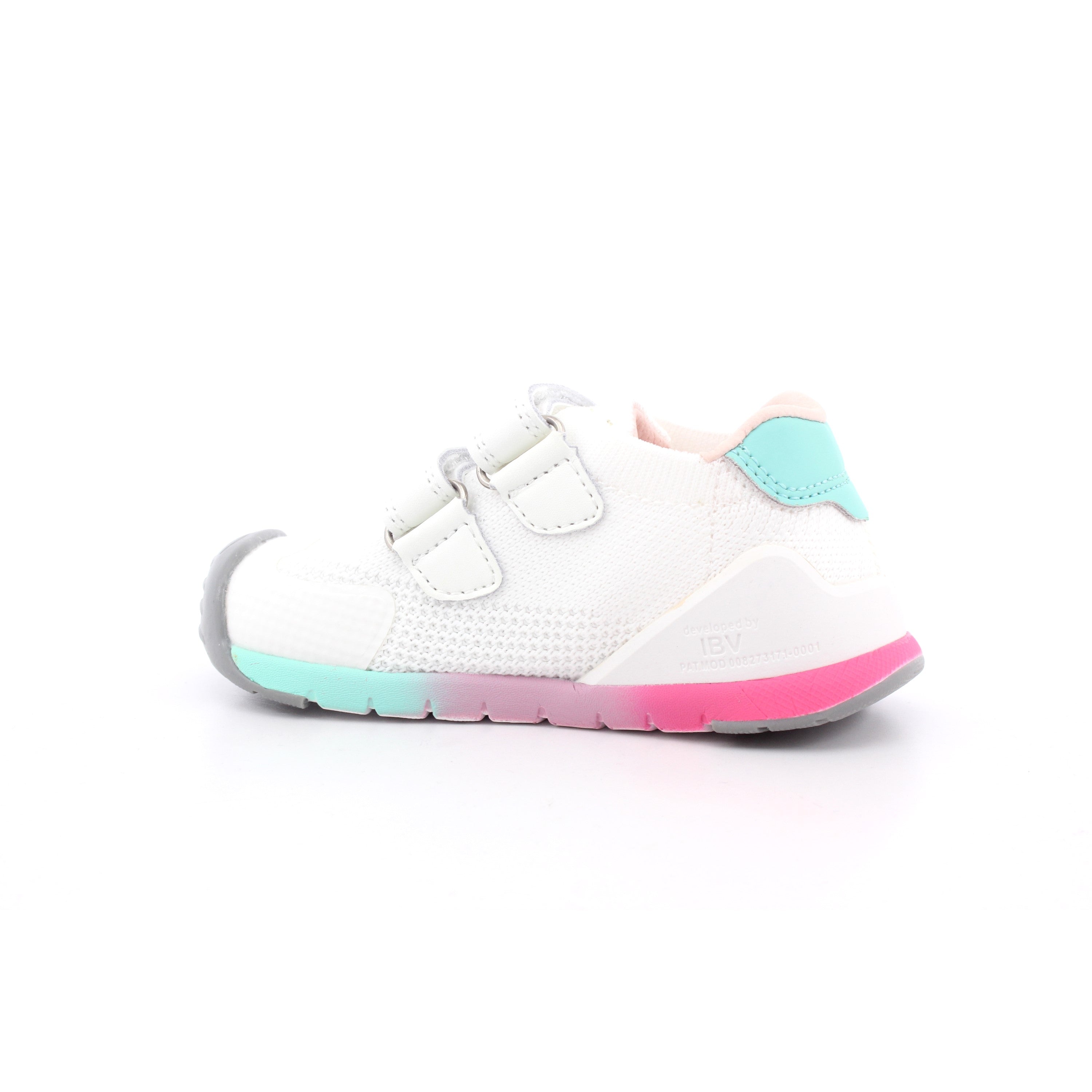 ZAPATO SPORT REJILLA BLANCO Y FUCSIA