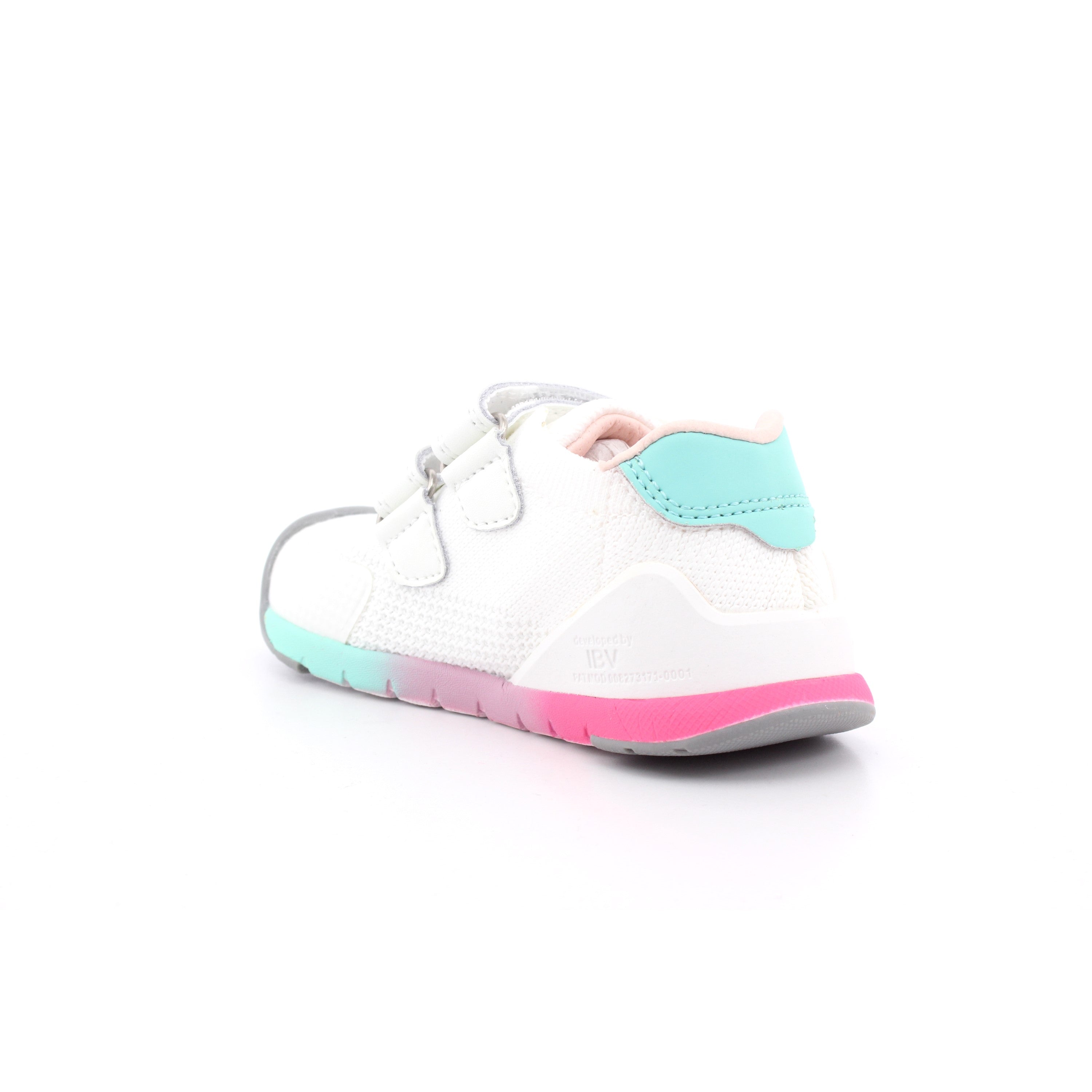 ZAPATO SPORT REJILLA BLANCO Y FUCSIA