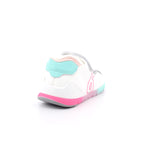 ZAPATO SPORT REJILLA BLANCO Y FUCSIA