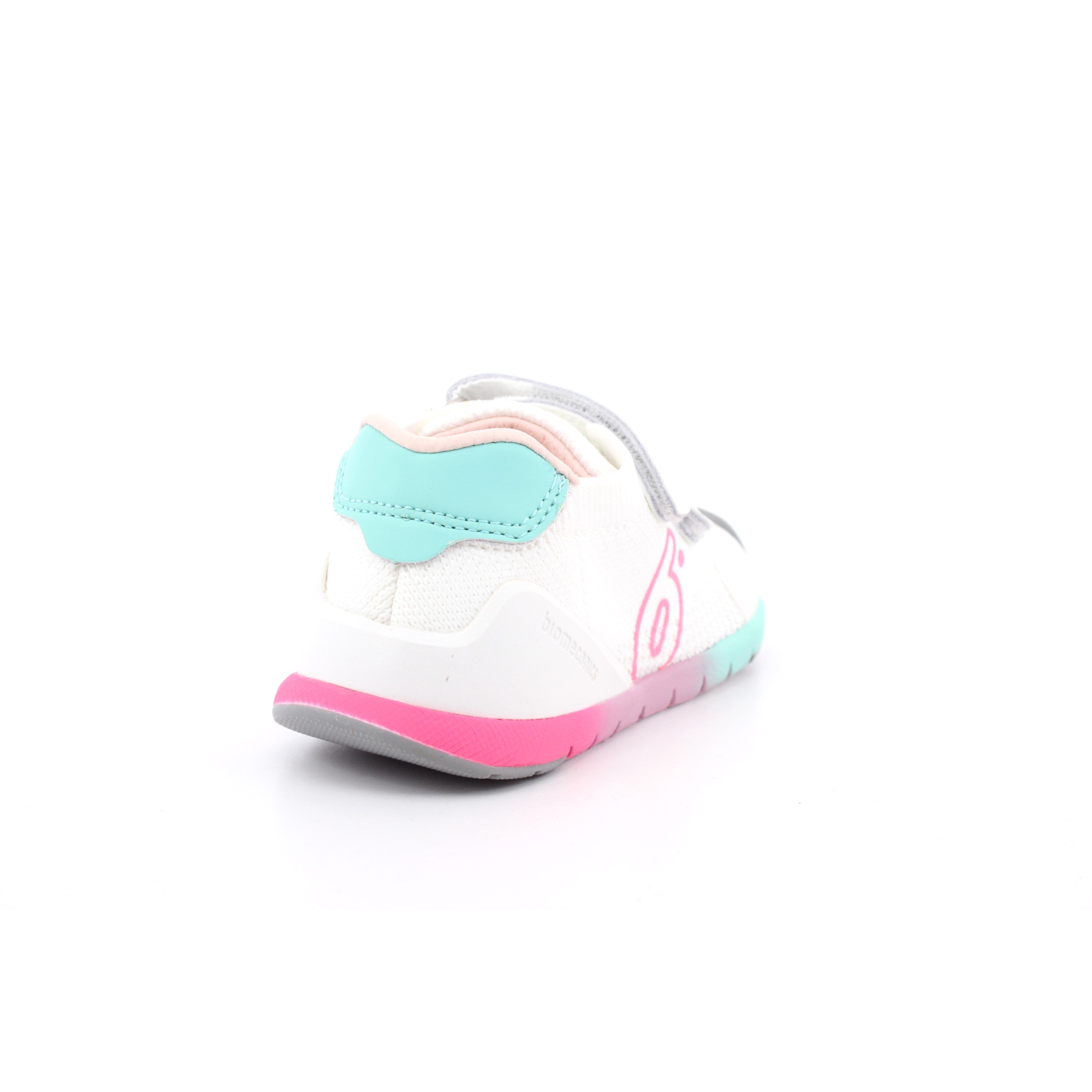 ZAPATO SPORT REJILLA BLANCO Y FUCSIA