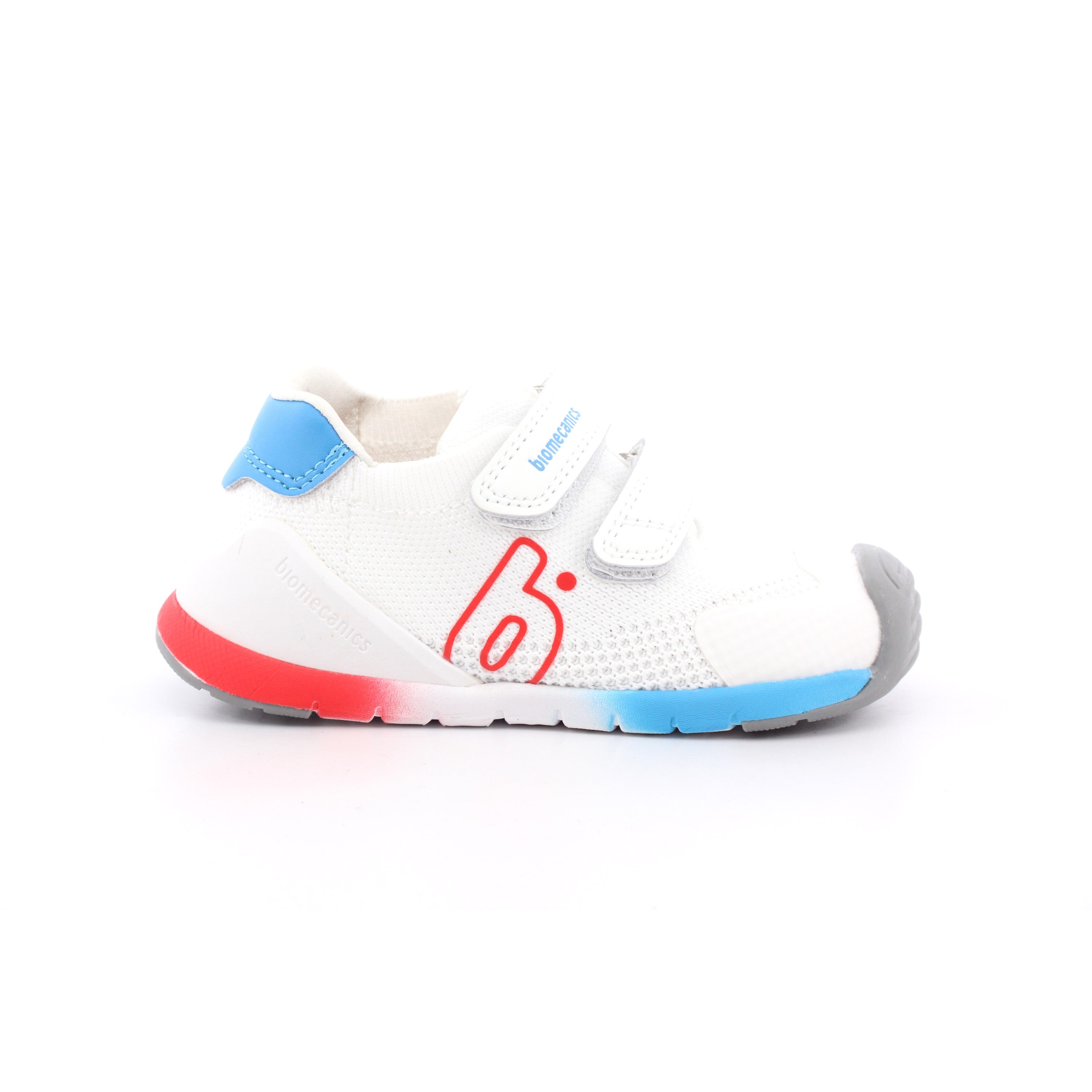 ZAPATO SPORT REJILLA BLANCO Y ROJO