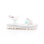 SANDALO GRIGIO WHITE/LILLA