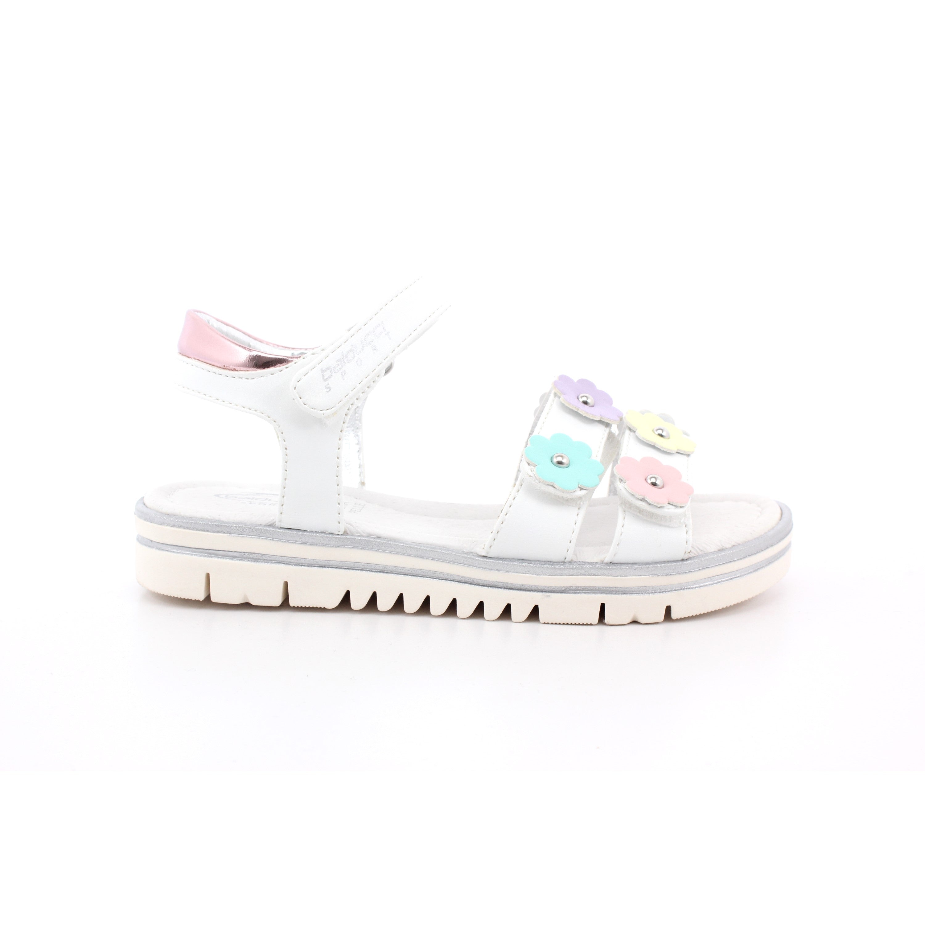 SANDALO GRIGIO WHITE/LILLA