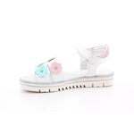 SANDALO GRIGIO WHITE/LILLA