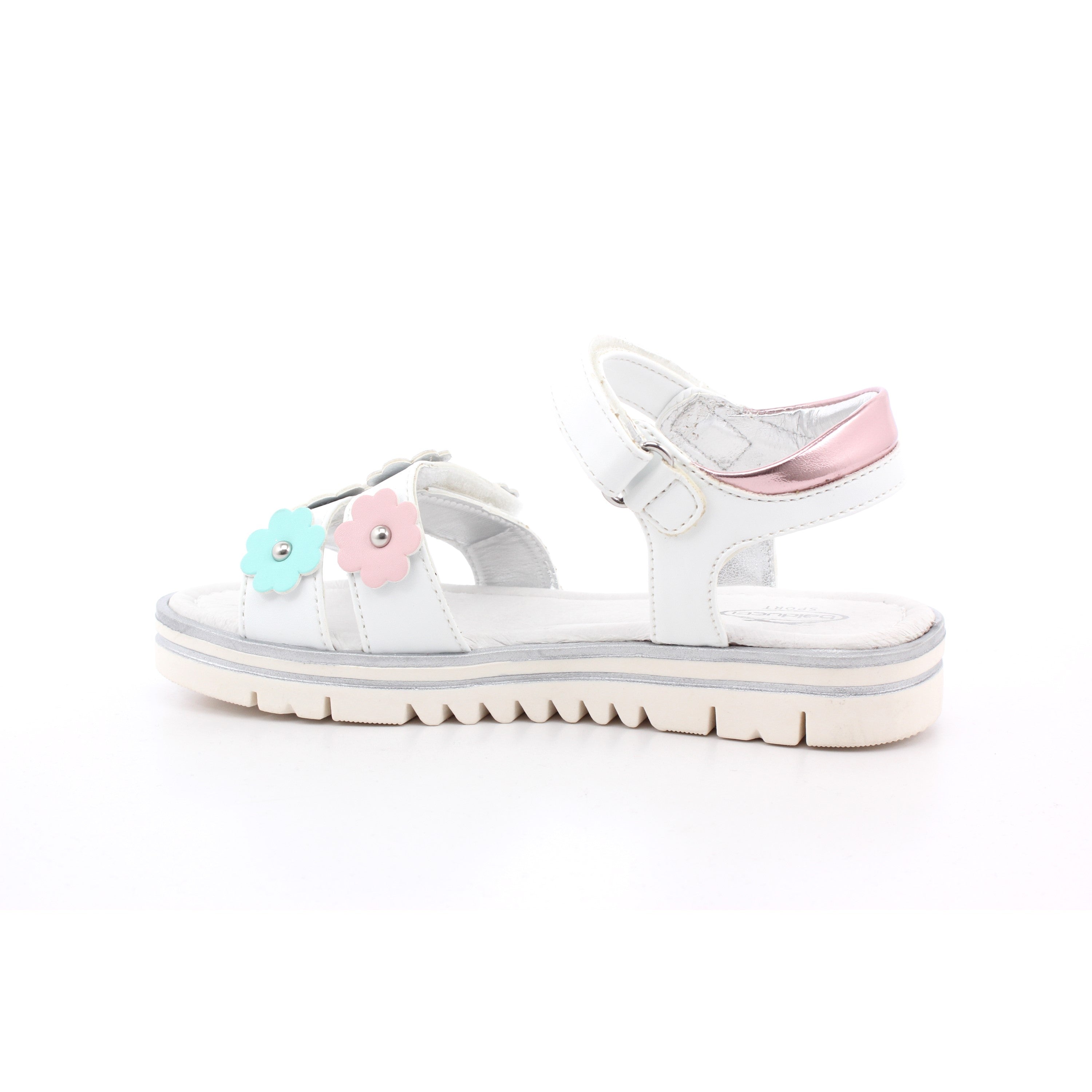 SANDALO GRIGIO WHITE/LILLA
