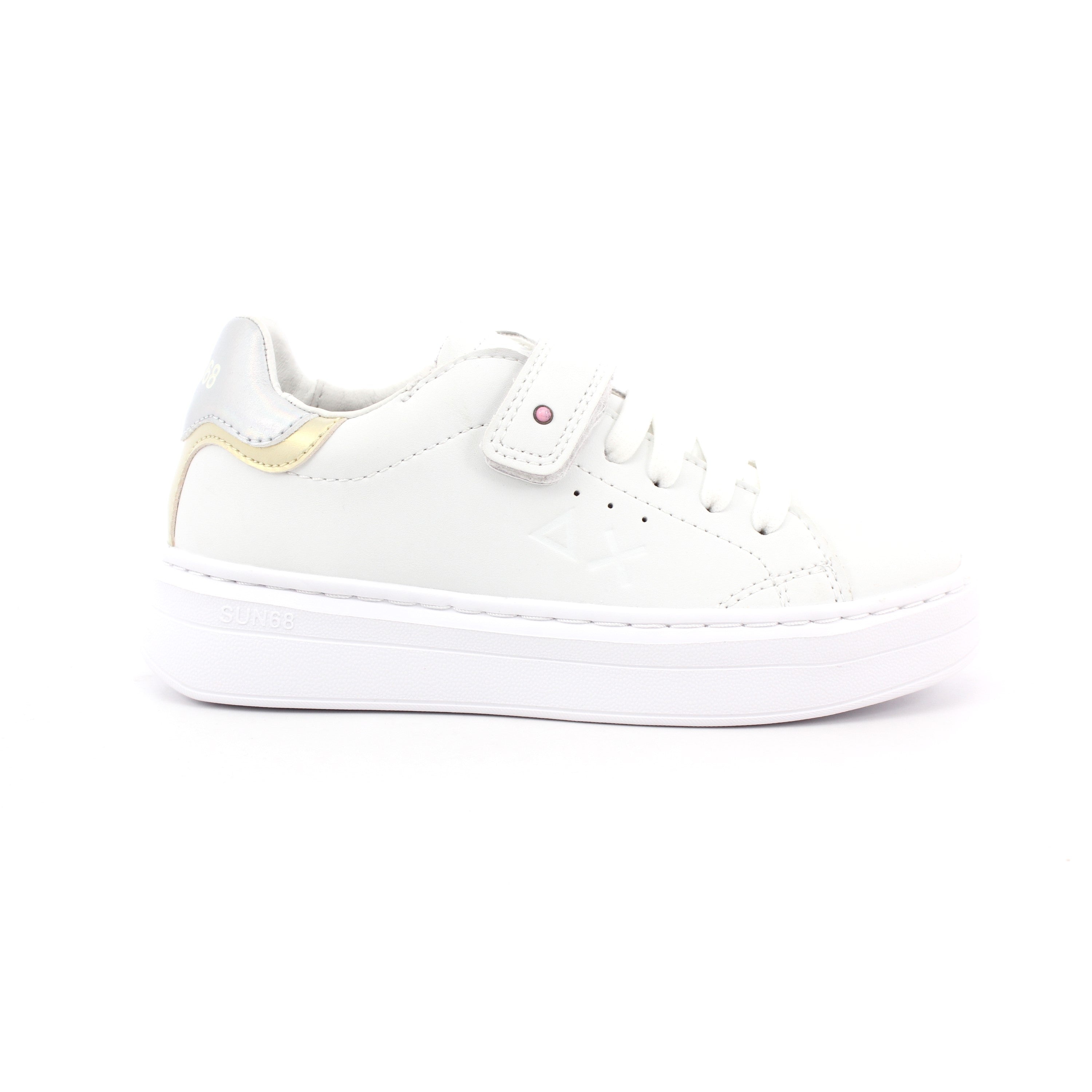 GIRL'S GRACE (KID) 0144 BIANCO/ARGENTO