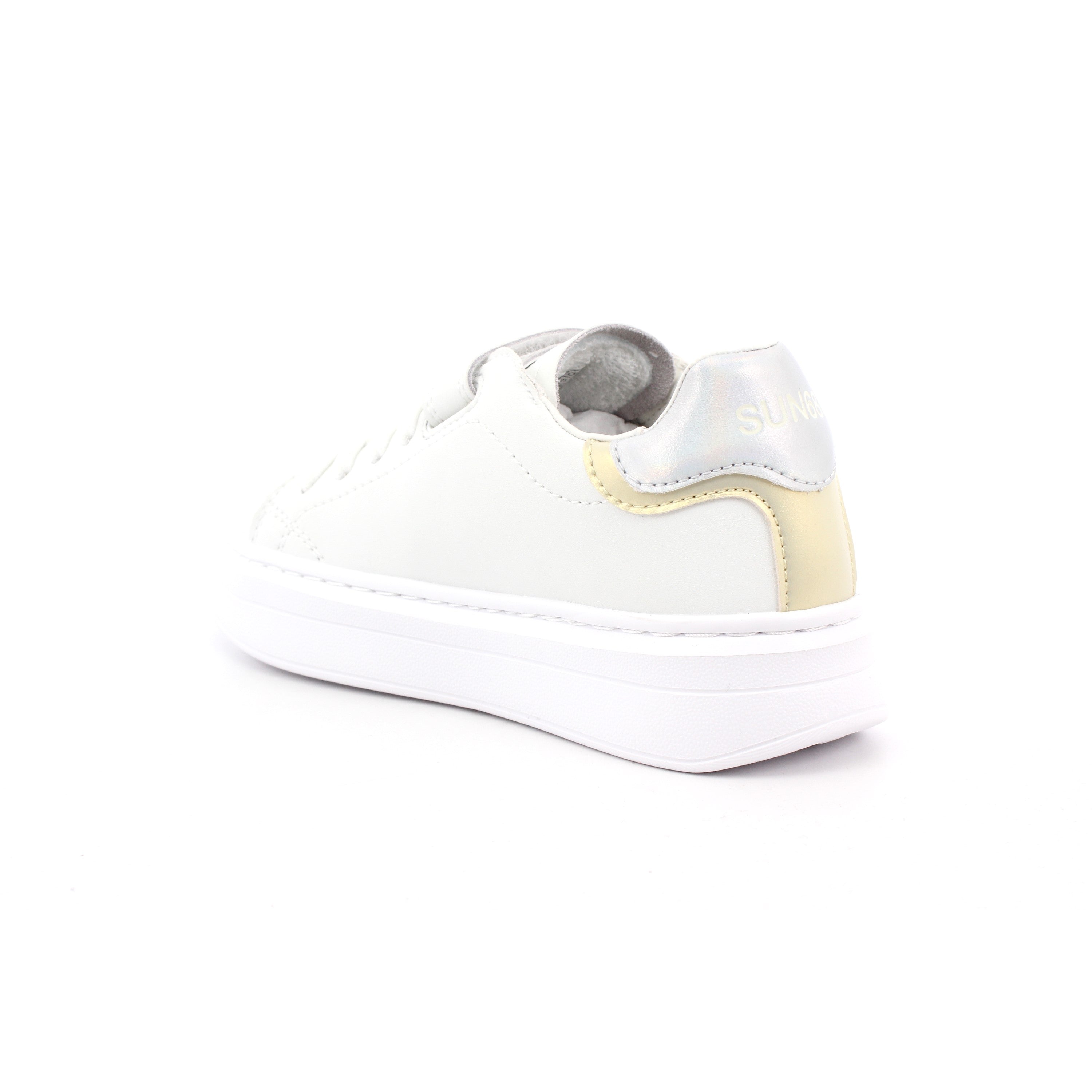 GIRL'S GRACE (KID) 0144 BIANCO/ARGENTO