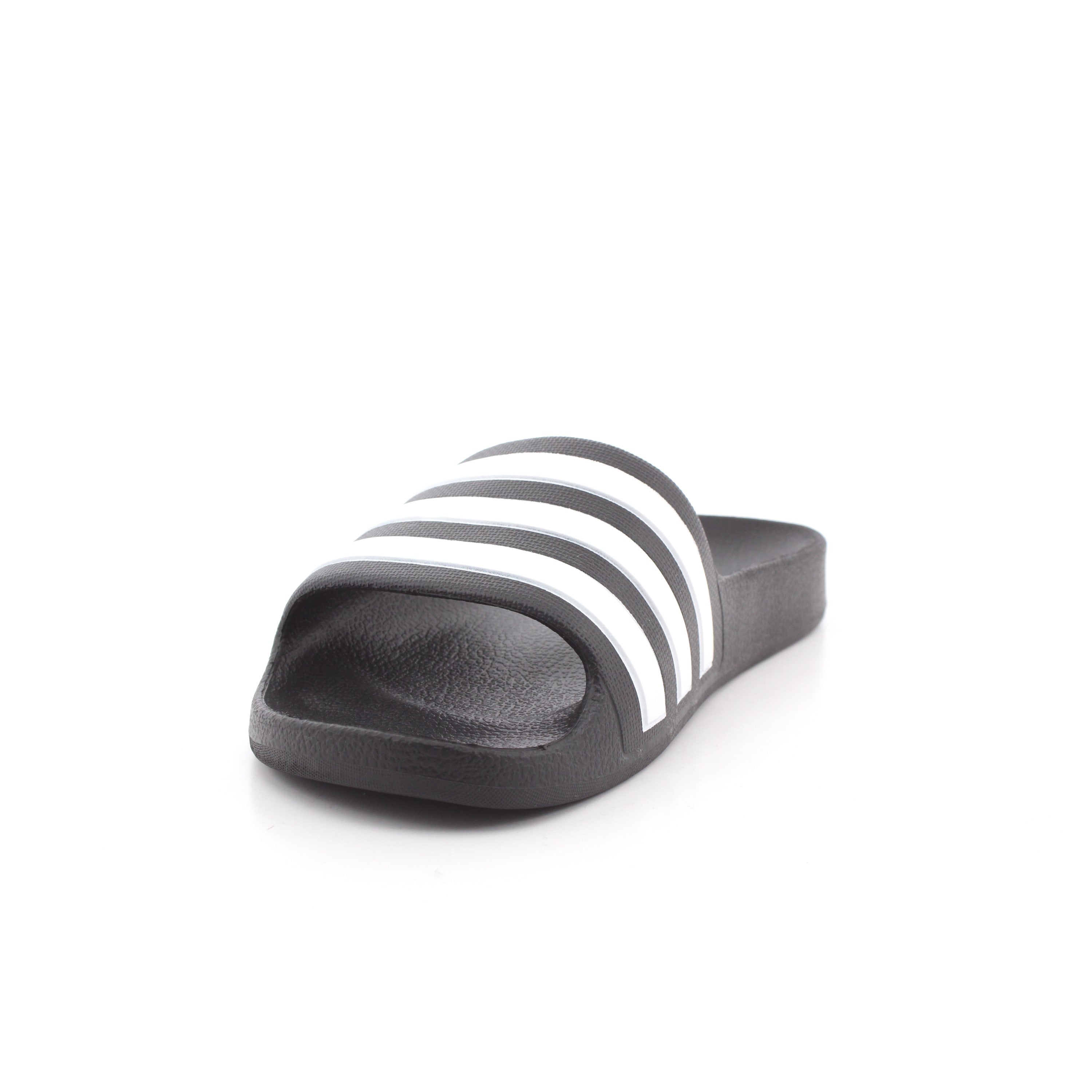 ADILETTE AQUA SLIDES KIDS BLACK/WHITE