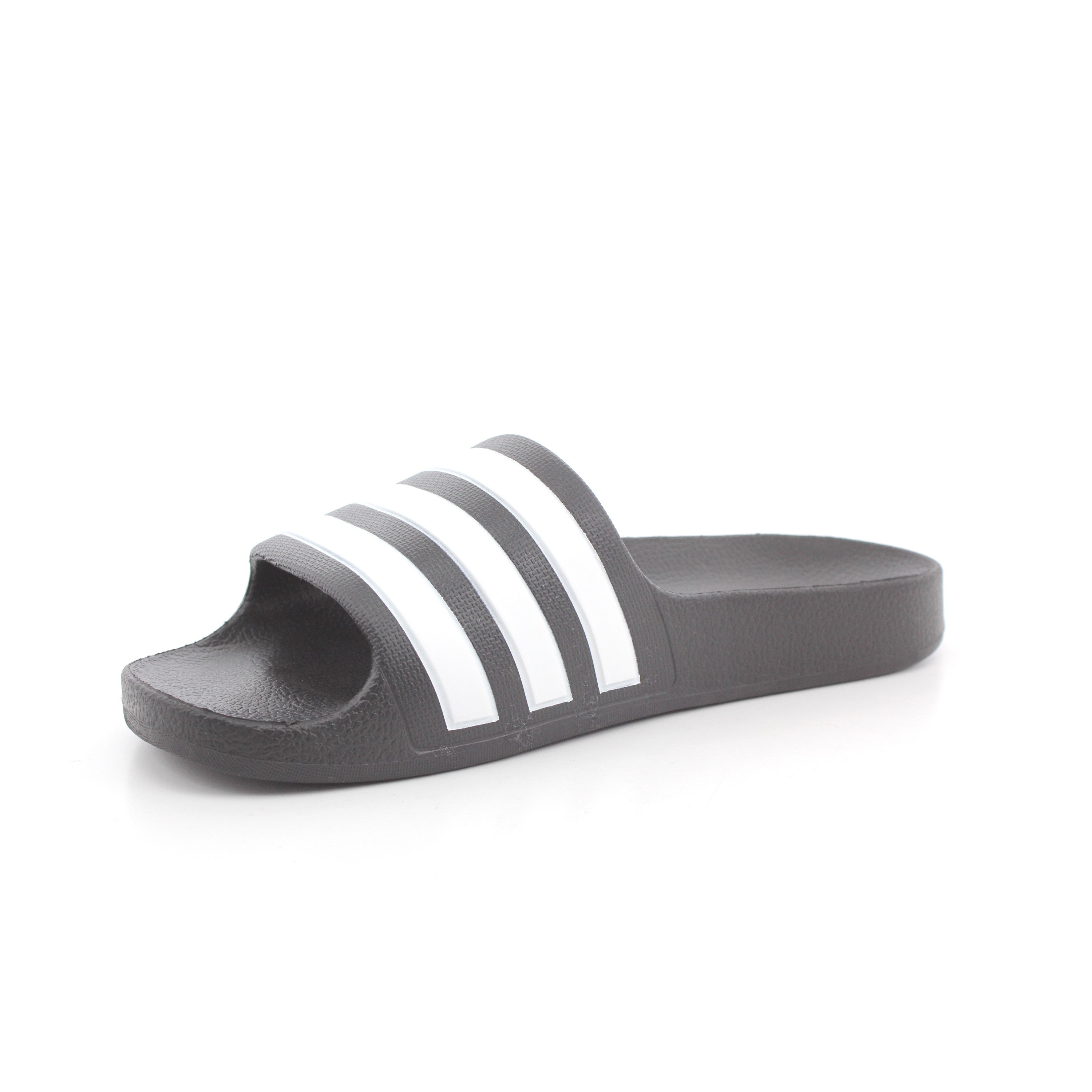 ADILETTE AQUA SLIDES KIDS BLACK/WHITE