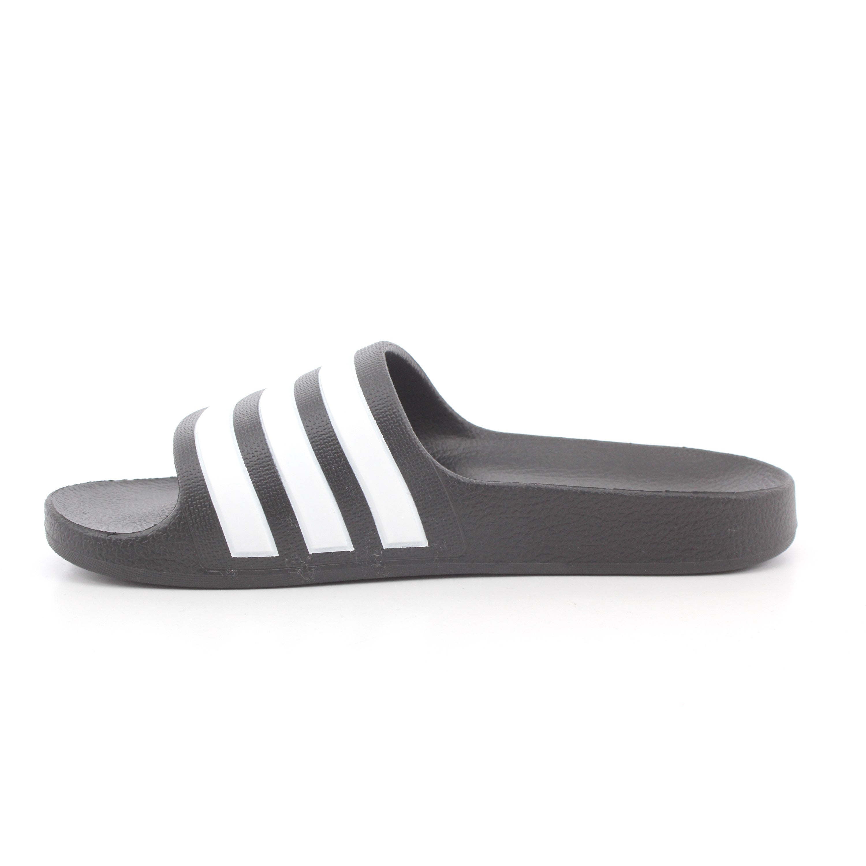 ADILETTE AQUA SLIDES KIDS BLACK/WHITE