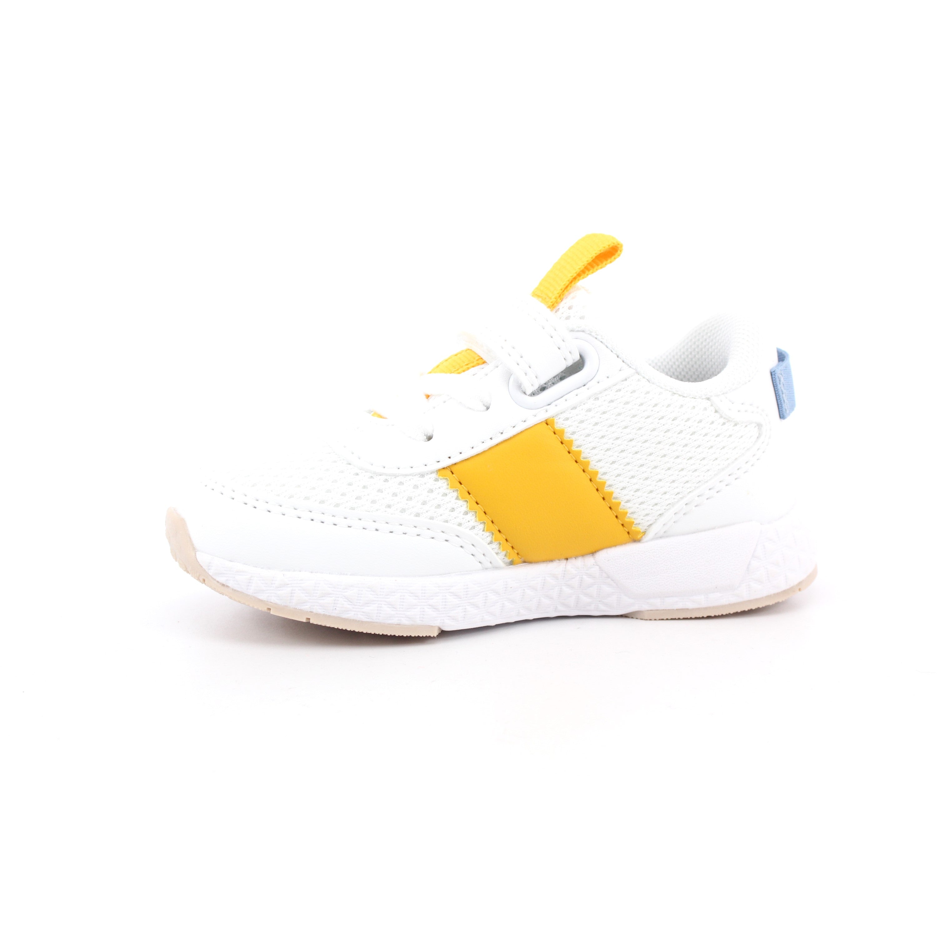 PBM 14476 BABY MEGA T.MESH/NAPPA PU BIANCO
