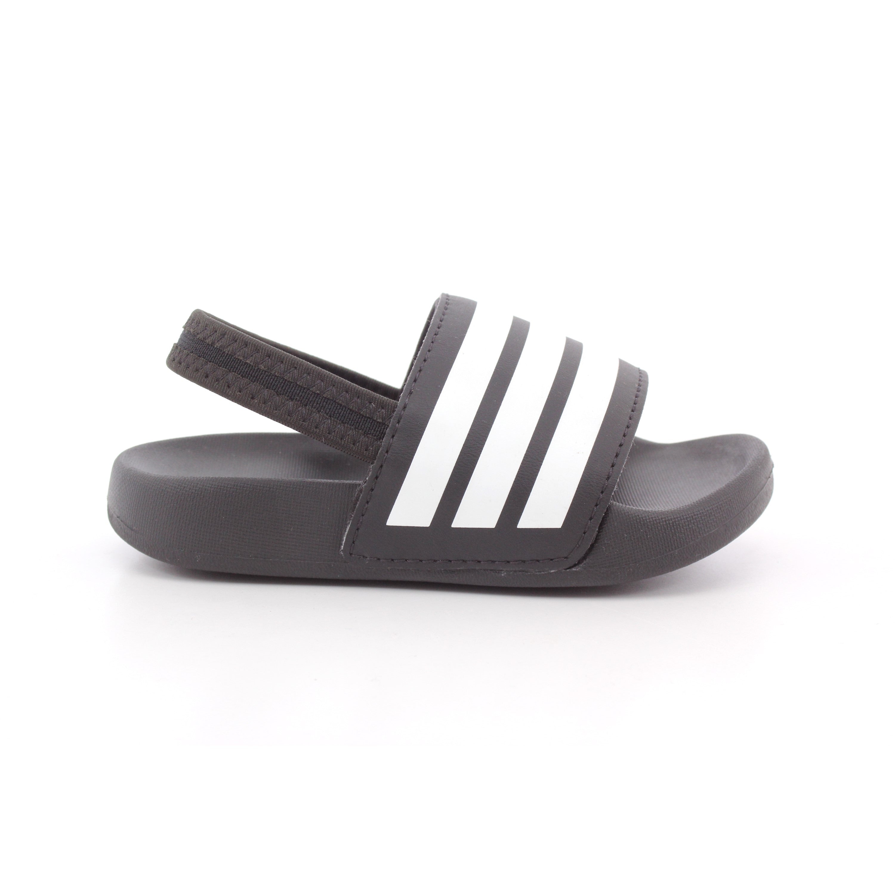 ADILETTE ESTRAP SLIDES INFANTS BLACK