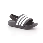 ADILETTE ESTRAP SLIDES INFANTS BLACK