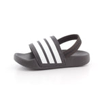 ADILETTE ESTRAP SLIDES INFANTS BLACK