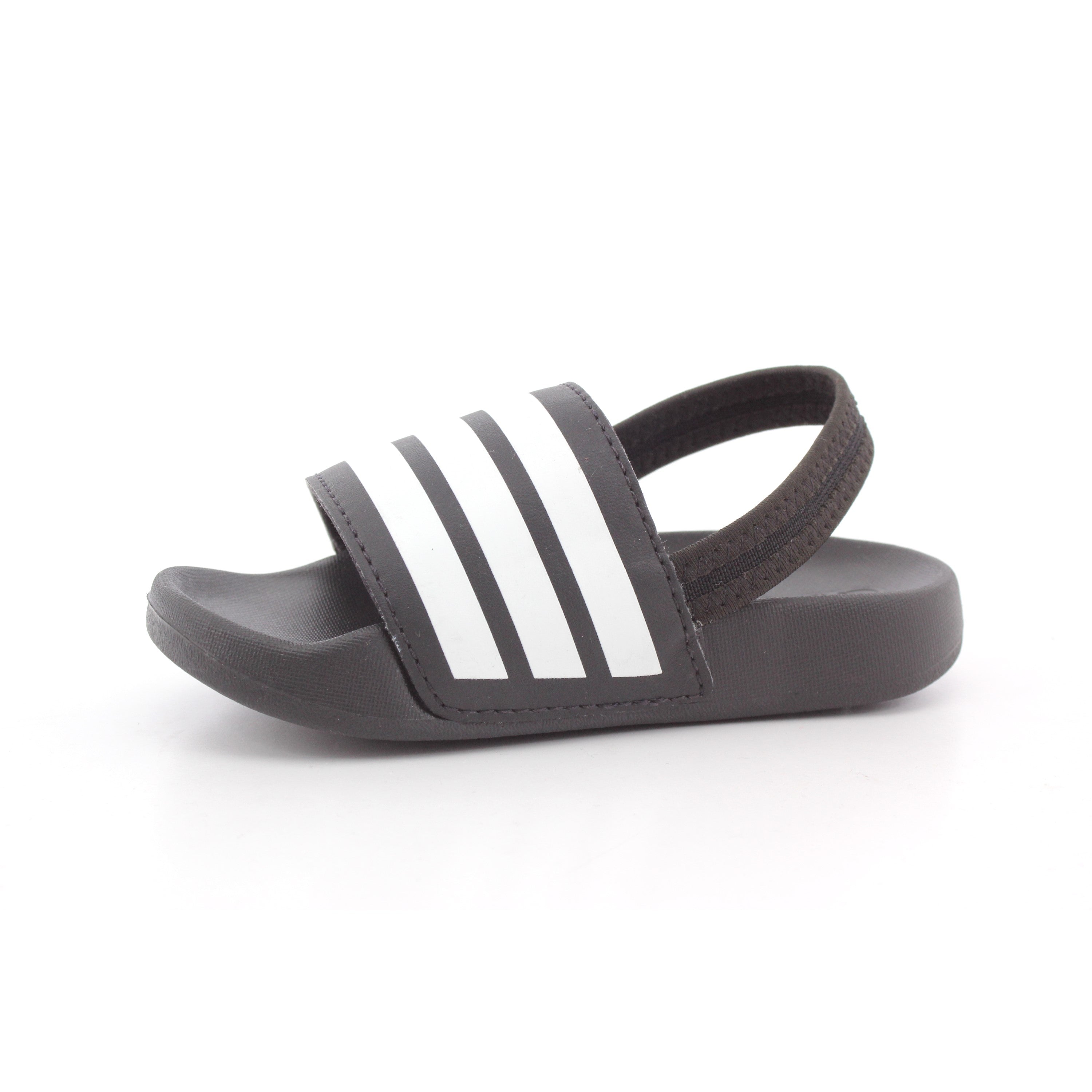 ADILETTE ESTRAP SLIDES INFANTS BLACK