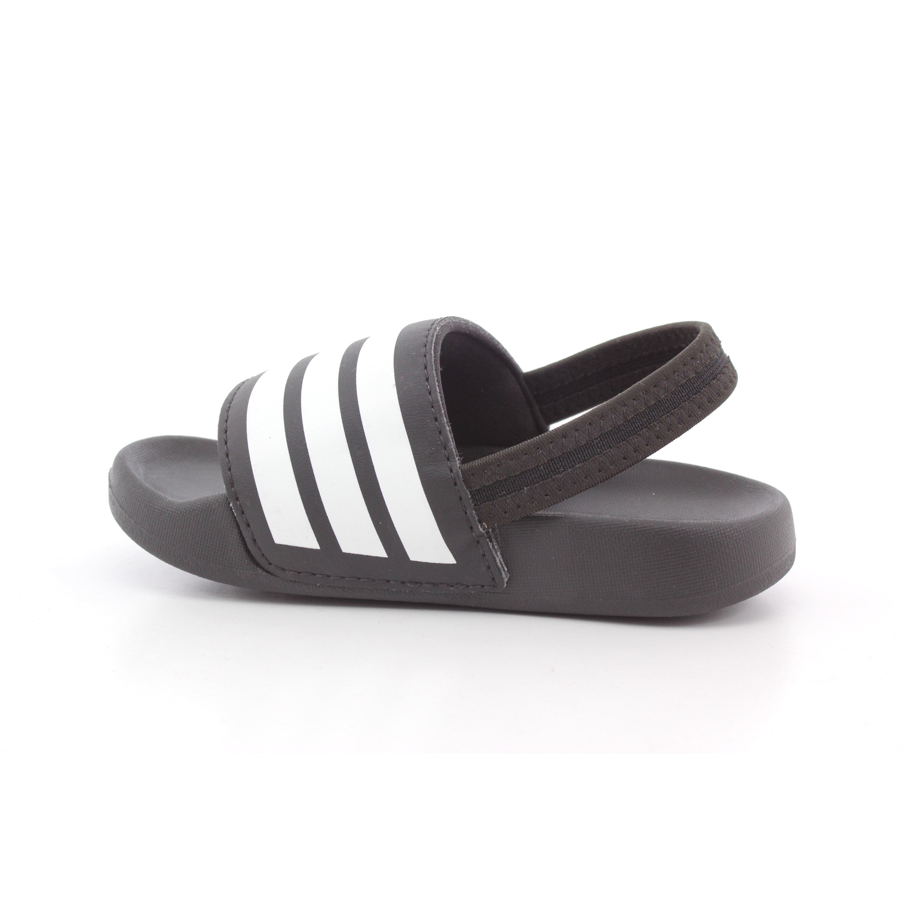 ADILETTE ESTRAP SLIDES INFANTS BLACK