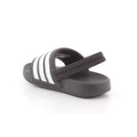 ADILETTE ESTRAP SLIDES INFANTS BLACK