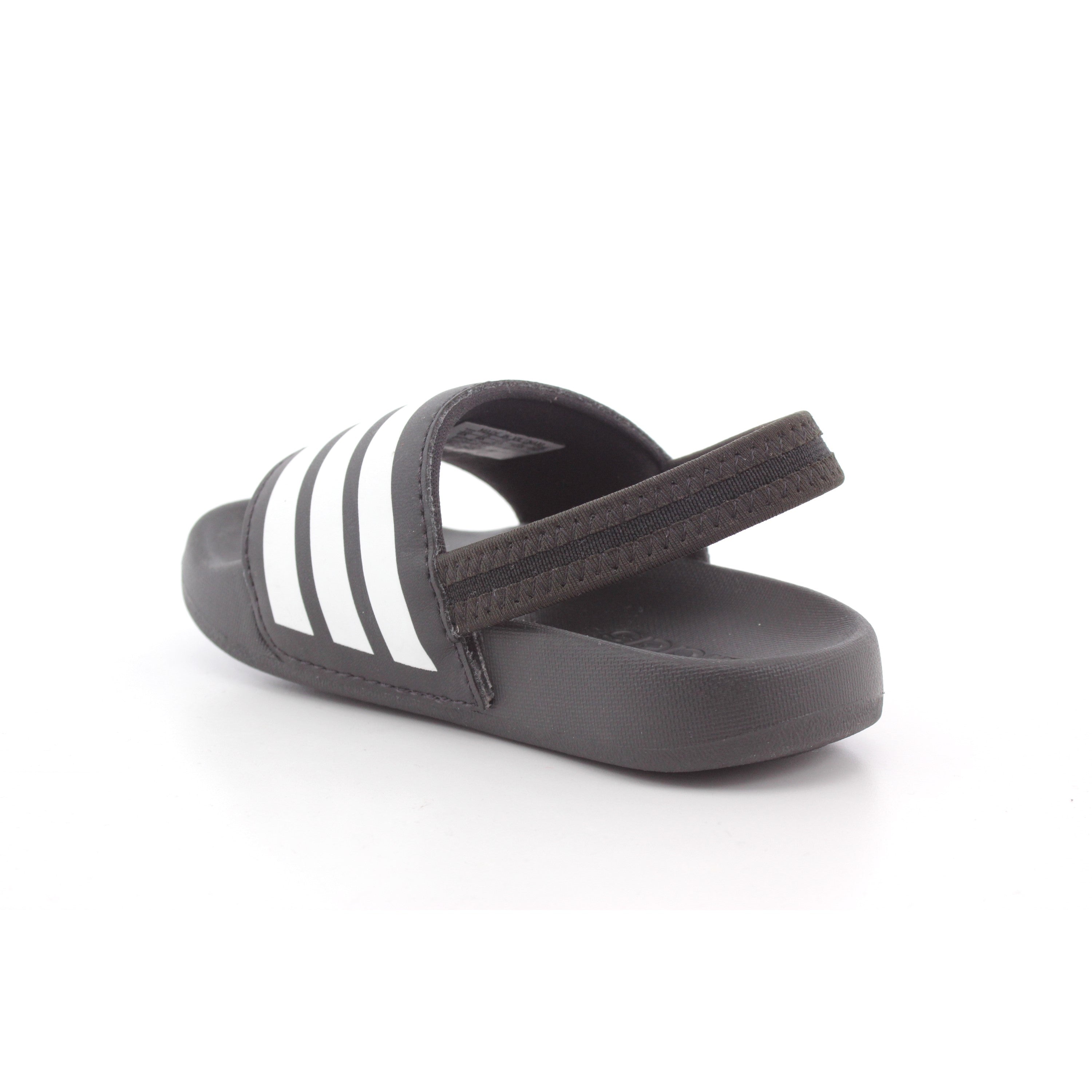 ADILETTE ESTRAP SLIDES INFANTS BLACK