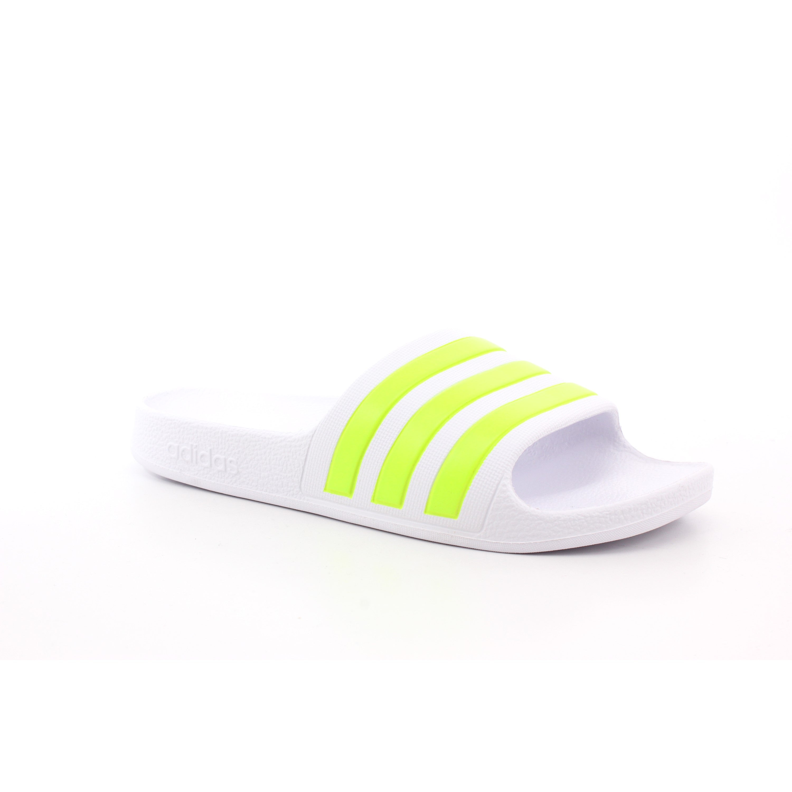 ADILETTE AQUA SLIDES KIDS WHITE