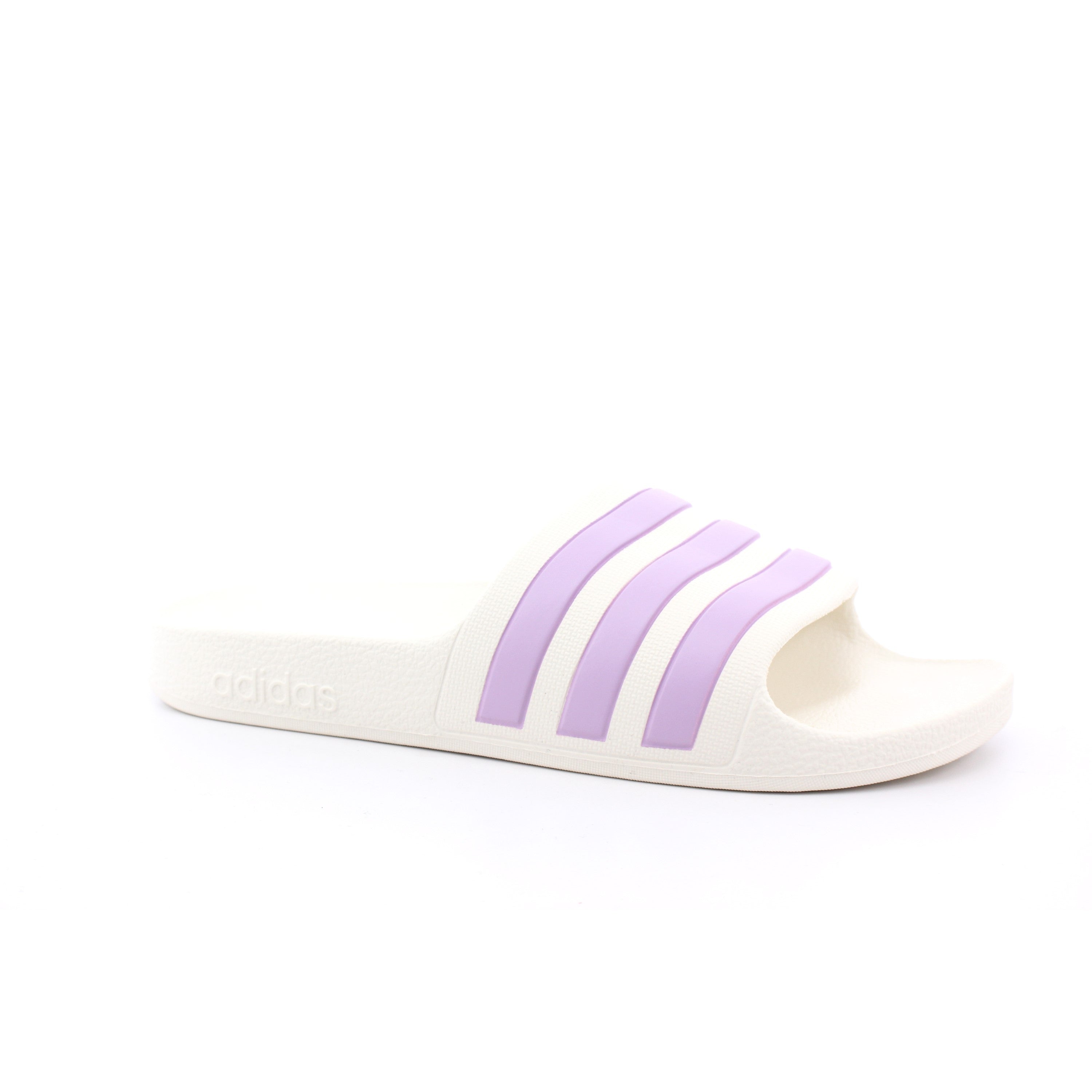 ADILETTE AQUA SLIDES KIDS WHITE