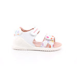 SANDALIA ESTAMPADA NAPA BLANCO