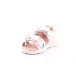 SANDALIA ESTAMPADA NAPA BLANCO