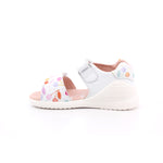 SANDALIA ESTAMPADA NAPA BLANCO