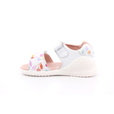 SANDALIA ESTAMPADA NAPA BLANCO