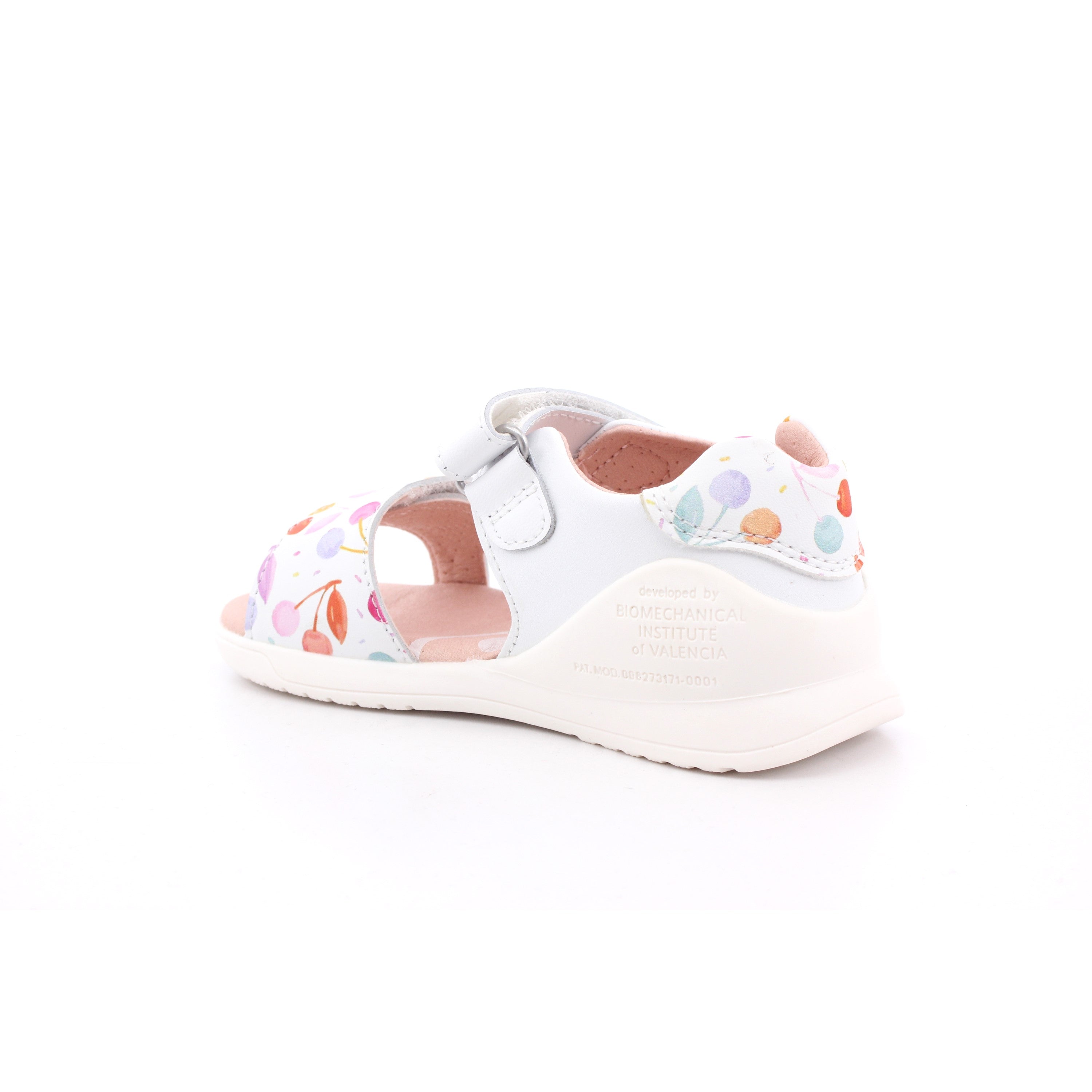 SANDALIA ESTAMPADA NAPA BLANCO