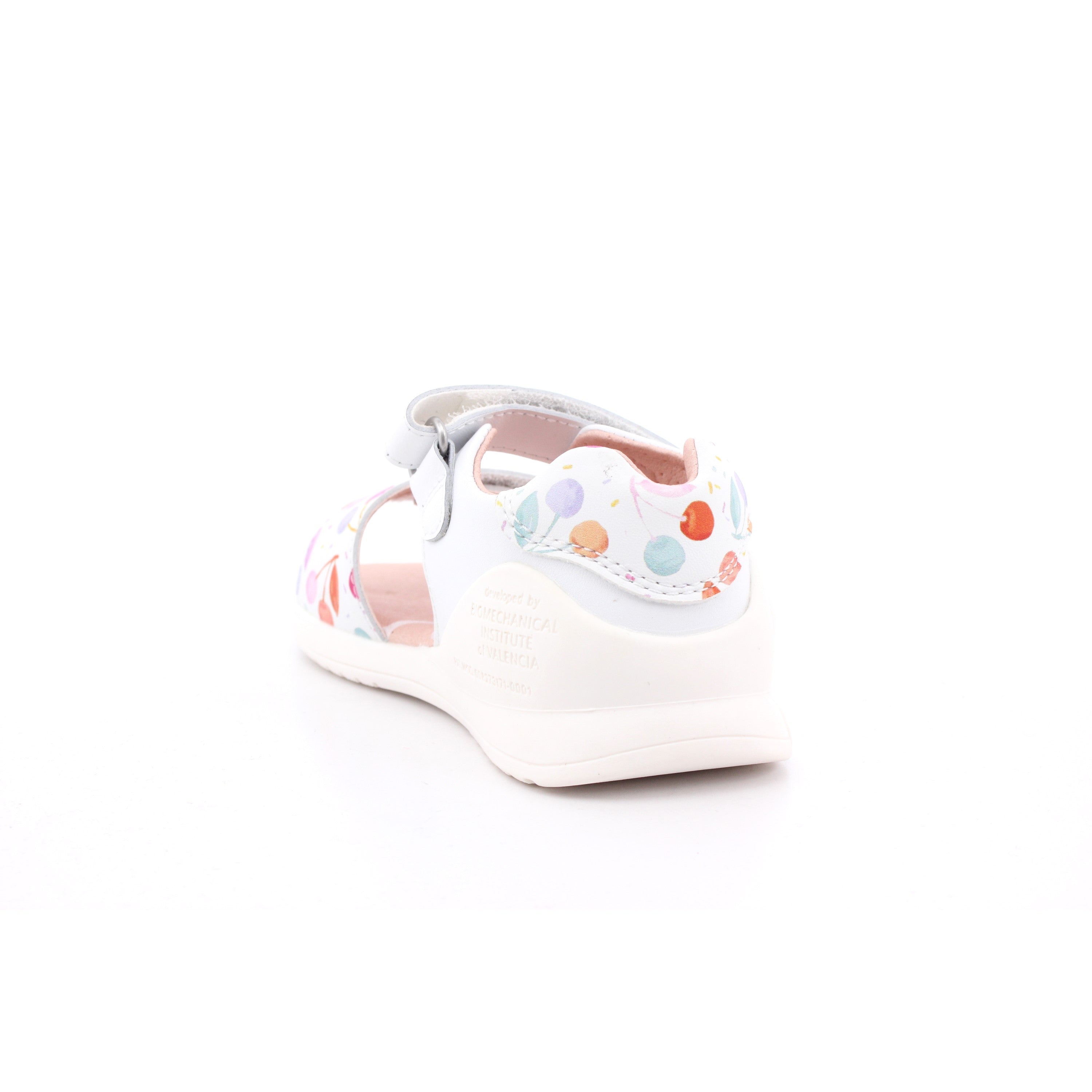 SANDALIA ESTAMPADA NAPA BLANCO