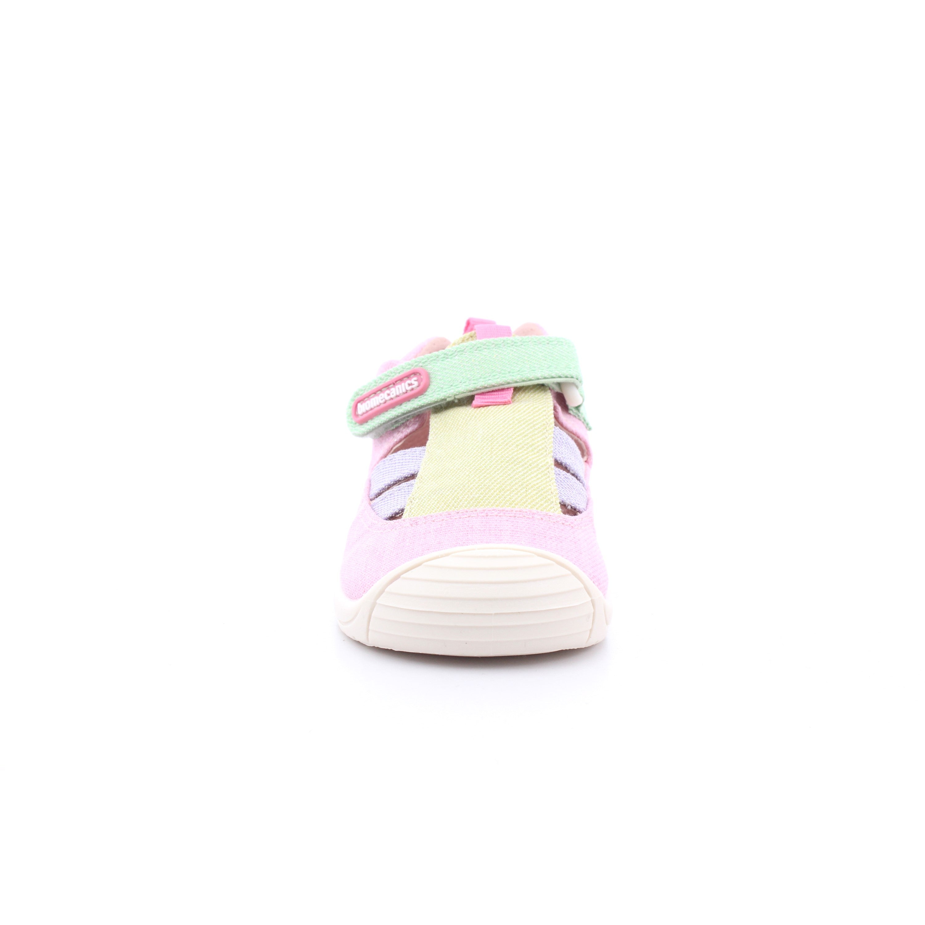 SANDALIA LONA BASICA LUREX FUCSIA