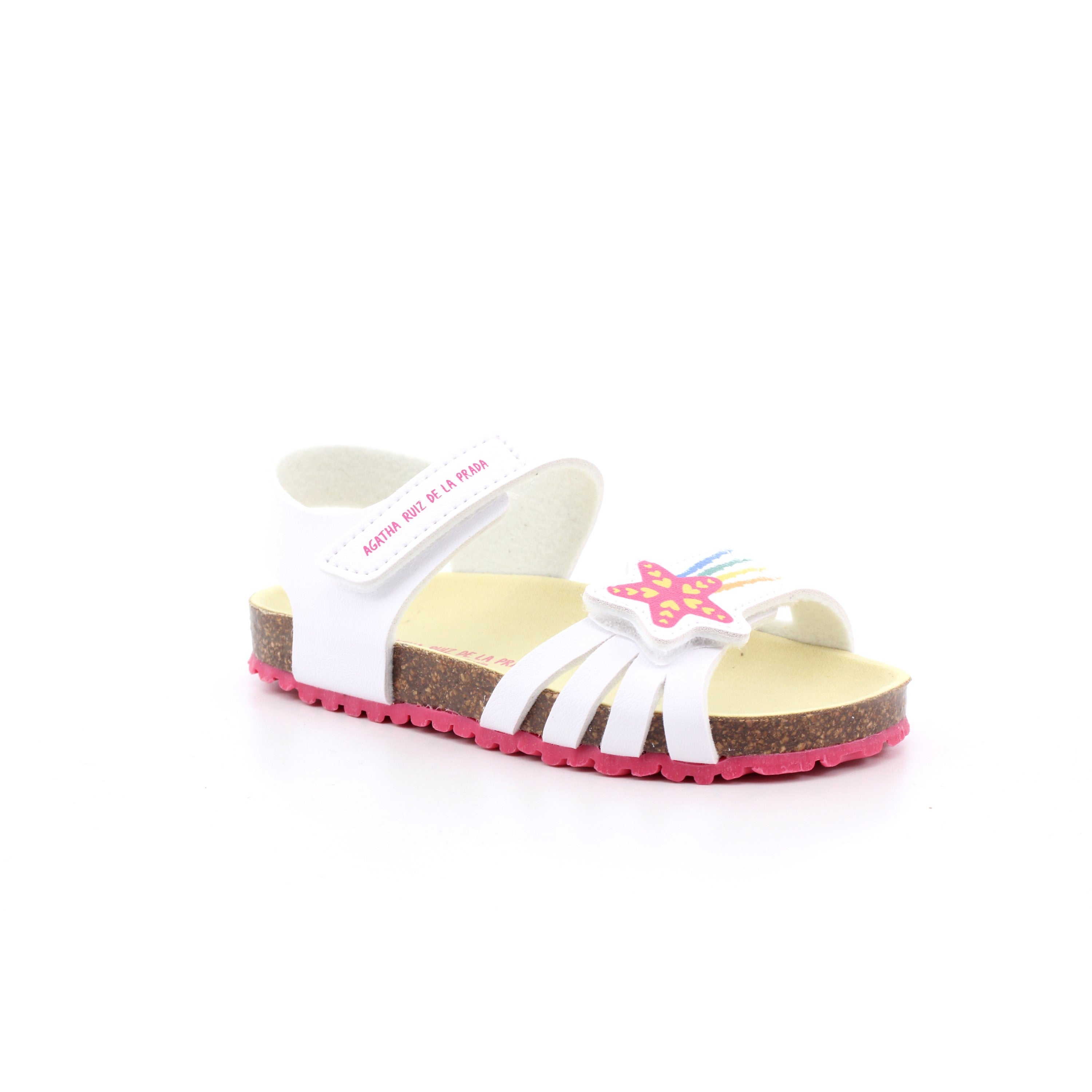 SANDALIA BIO ESTRELLA MAT BLANCO