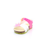 SANDALIA BIO TWIN MAT FUCSIA Y BLANCO