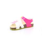 SANDALIA BIO TWIN MAT FUCSIA Y BLANCO