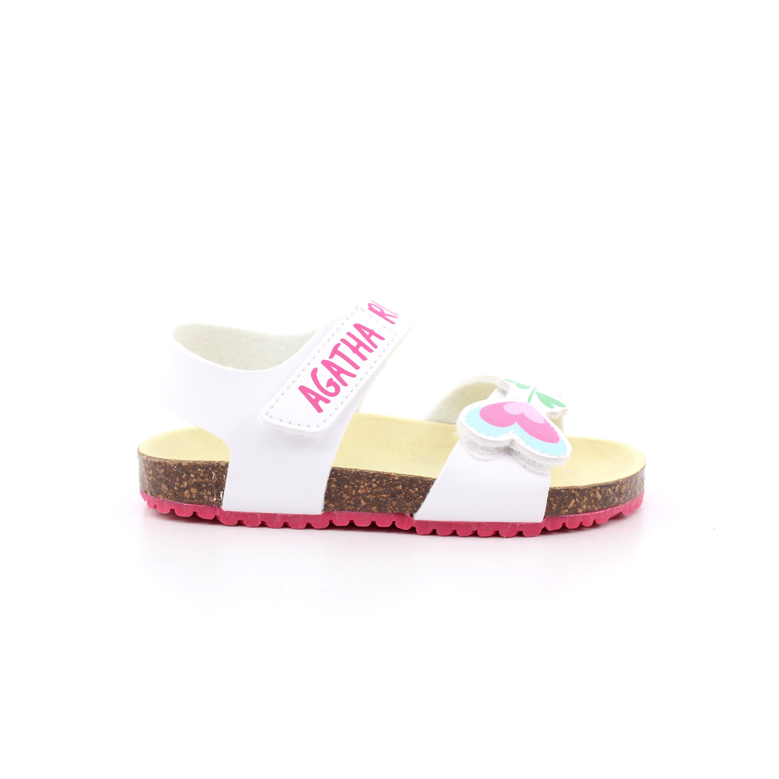 SANDALIA BIO CORAZON MAT BLANCO