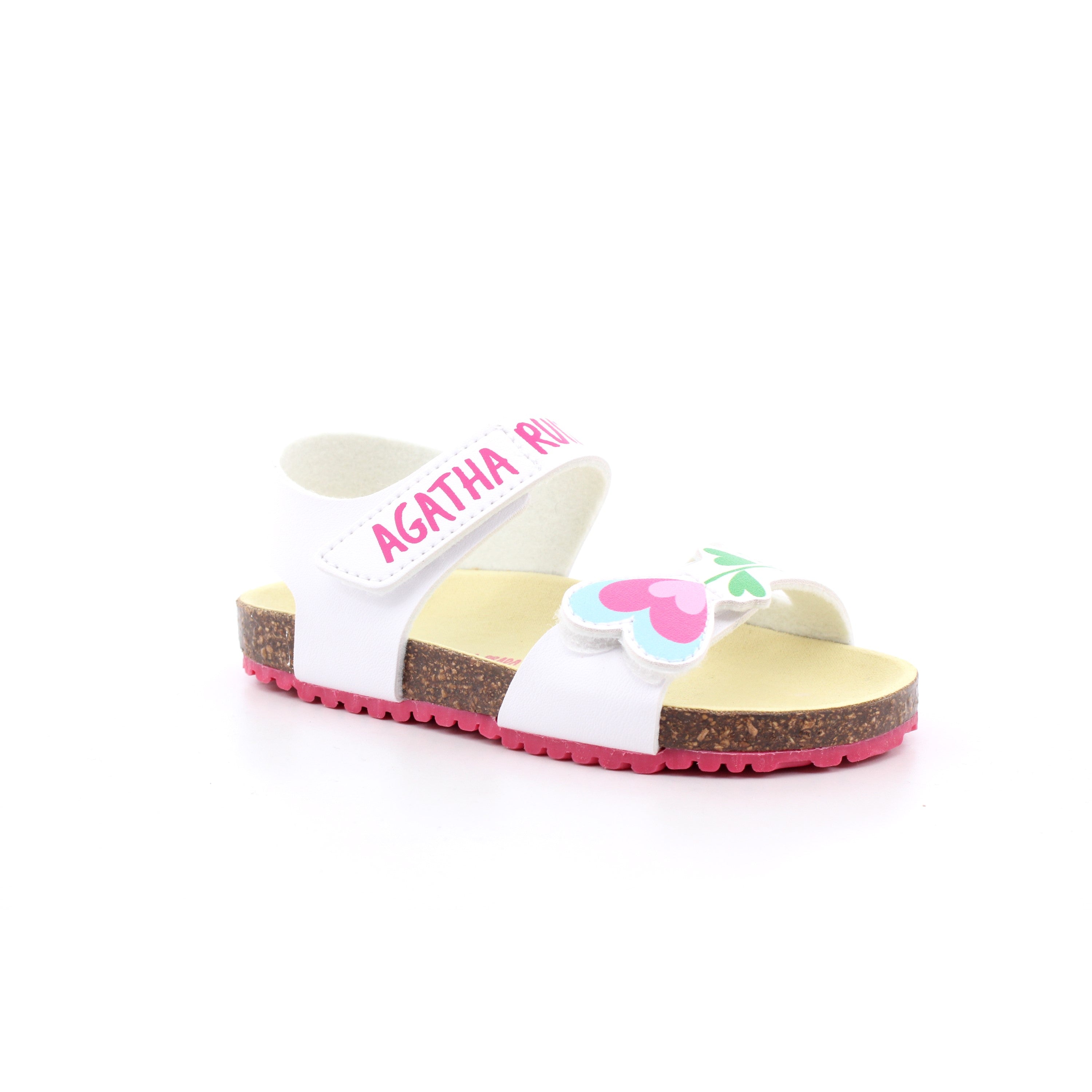 SANDALIA BIO CORAZON MAT BLANCO