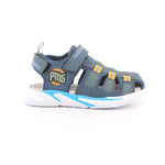 PSY 14743 B&G SAND. SPORTY NAPPA PU PETROLIO