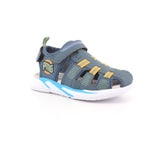 PSY 14743 B&G SAND. SPORTY NAPPA PU PETROLIO