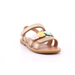 PAT 14370 GIRL SANDAL ETNO LAMINATO PU ORO
