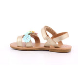 PAT 14370 GIRL SANDAL ETNO LAMINATO PU ORO